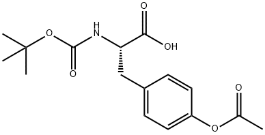 BOC-TYR(AC)-OH, 80971-82-0, 结构式