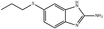5-(Propylthio)-1H-benzimidazol-2-amine Structure