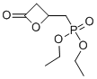 DIETHYL-(OXETHANE-2-ONE-4-YL)-METHYLPHOSPHONATE Structure