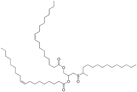 1,2-dioleoyl-3-S-tetradecyl-3-thioglycerol S-oxide Structure