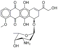 9,10-anhydroadriamycin Struktur