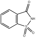 Saccharin Struktur