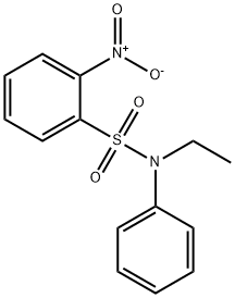N-乙基-2-硝基-N-苯基苯磺酰胺,81-09-4,结构式