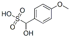 alpha-hydroxy-p-methoxytoluene-alpha-sulphonic acid Struktur