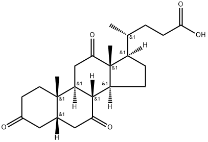 去氢胆酸 结构式