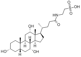 牛黄胆酸,81-24-3,结构式