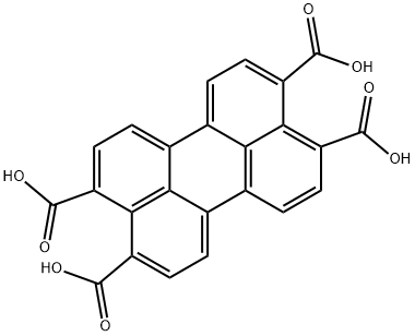 perylene-3,4,9,10-tetracarboxylic acid Structure