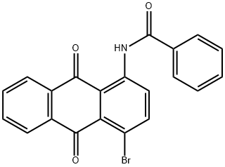 1-ベンゾイルアミノ-4-ブロモアントラキノン 化学構造式