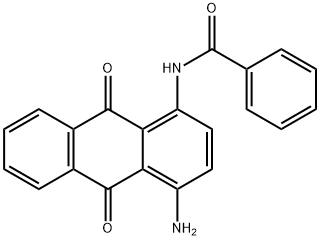 1-氨基-4-苯甲酰氨基蒽醌,81-46-9,结构式