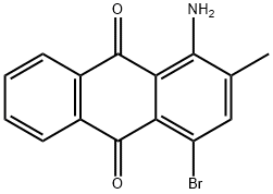 1-氨基-4-溴-2-甲基蒽酮 结构式