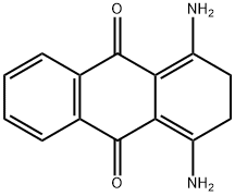 1,4-ジアミノ-2,3-ジヒドロ-9,10-アントラキノン 化学構造式