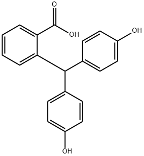 フェノールフタリン 化学構造式