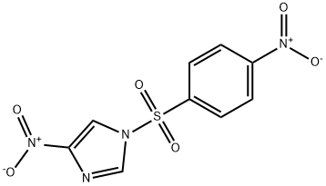 4-Nitro-1-[(4-nitrophenyl)sulfonyl]-1H-imidazole Struktur