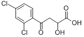 Benzenebutanoic acid, 2,4-dichloro-alpha-hydroxy-gamma-oxo- Structure