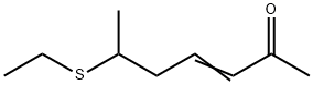6-乙硫基-3-庚烯-2-酮,81008-52-8,结构式