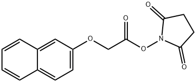 (2-NAPHTHOXY)ACETIC ACID N-HYDROXYSUCCINIMIDE ESTER Structure