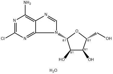 2-クロロアデノシン0.5水和物 化学構造式