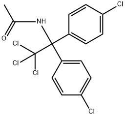 N-[2,2,2-trichloro-1,1-bis(4-chlorophenyl)ethyl]acetamide Structure