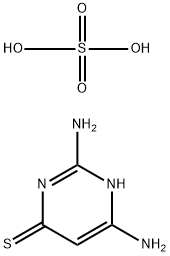 2,4-DIAMINO-6-MERCAPTOPYRIMIDINE HEMISULFATE Struktur