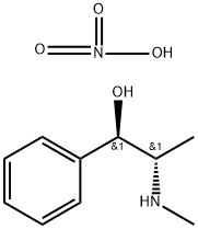 (1R,2S)-(-)-Ephedrine nitrate Structure
