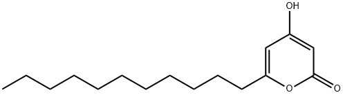 4-hydroxy-6-undecyl-2H-pyran-2-one Structure
