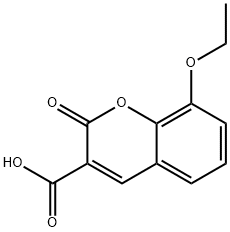 8-ETHOXY-2-OXO-2H-CHROMENE-3-CARBOXYLIC ACID Struktur