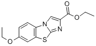 ETHYL 7-ETHOXYIMIDAZO[2,1-B][1,3]BENZOTHIAZOLE-2-CARBOXYLATE 化学構造式