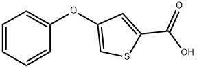 4-Phenoxythiophene-2-carboxylic acid 化学構造式