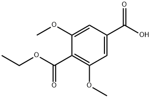 4-(ethoxycarbonyl)-3,5-dimethoxybenzoic acid Struktur