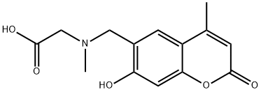 甲基钙黄绿素蓝水合物[用于配位滴定铜时的指示剂], 81028-96-8, 结构式
