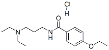 N-[3-(diethylamino)propyl]-4-ethoxybenzamide monohydrochloride Struktur