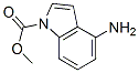 1H-Indole-1-carboxylicacid,4-amino-,methylester(9CI) Structure