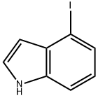 4-碘-1H-吲哚 结构式
