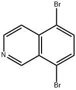 5,8-二溴异喹啉,81045-39-8,结构式
