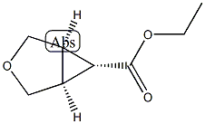 ethyl trans-3-oxabicyclo[3.1.0]hexane-6-carboxylate, 81056-11-3, 结构式