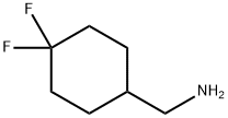 (4,4-ジフルオロシクロヘキシル)メタンアミン 化学構造式