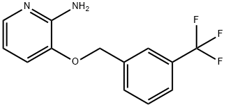 2-amino-3-(3-trifluoromethylbenzyloxy)pyridine Structure