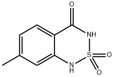 1H-2,1,3-Benzothiadiazin-4(3H)-one,7-methyl-,2,2-dioxide(9CI) Struktur