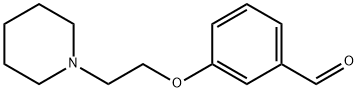 3-[2-(1-哌啶基)乙氧基]苯甲醛草酸酯 1HCL, 81068-27-1, 结构式