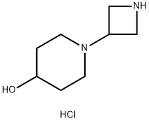 1-(3-AZETIDINYL)-4-PIPERIDINOL DIHYDROCHLORIDE,810680-60-5,结构式