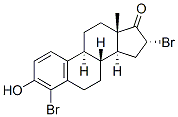 4,16a-Dibromoestrone Struktur
