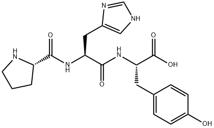 脯氨酰-组氨酰-酪氨酸, 81075-04-9, 结构式