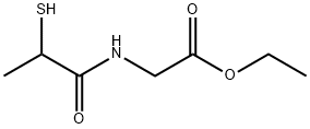 Glycine, N-(2-Mercapto-1-oxopropyl)-, ethyl ester|