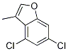4,6-二氯-3-甲基苯并呋喃, 81078-72-0, 结构式