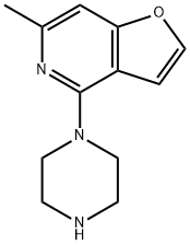 4-(1-piperazinyl)-5-aza-6-methylbenzofuran maleate|