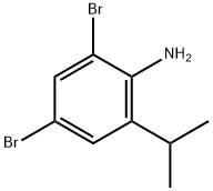 2,4-二溴-6-异丙基苯胺, 81090-45-1, 结构式