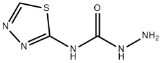 Hydrazinecarboxamide,  N-1,3,4-thiadiazol-2-yl- Structure