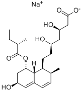 普伐他汀 结构式