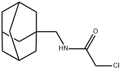 N-(1-ADAMANTYLMETHYL)-2-CHLOROACETAMIDE Structure