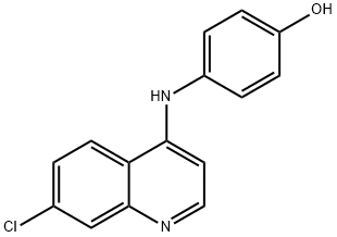 7-Chloro-4-(4-hydroxyanilino)quinoline Structure